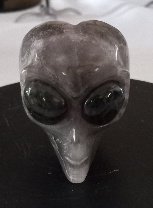 Amethyst Alien skull