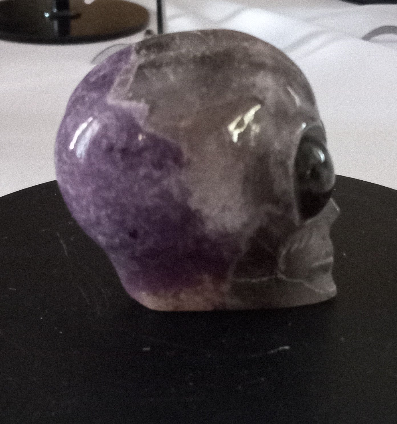 Amethyst Alien skull