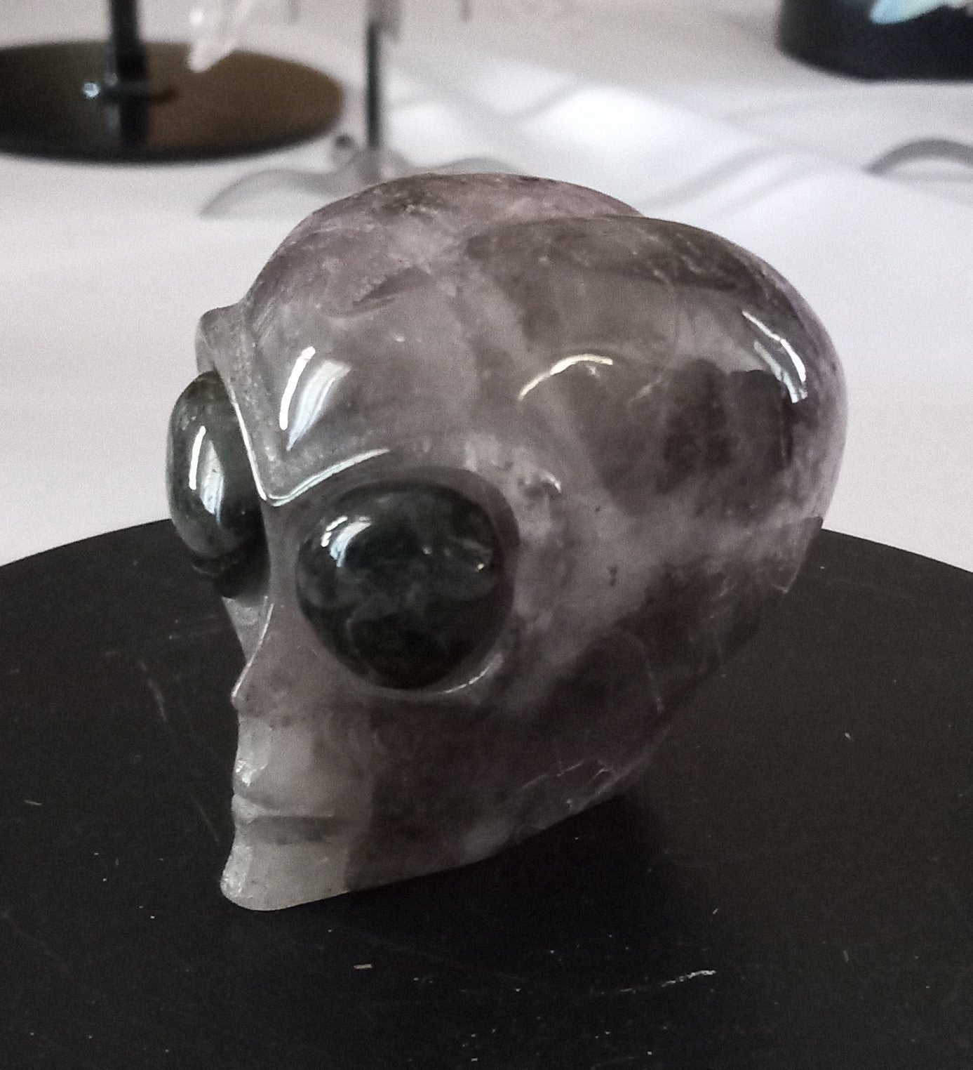 Amethyst Alien skull