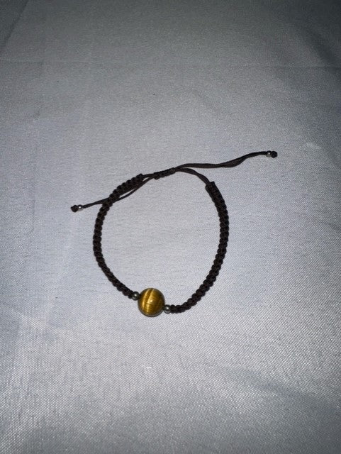 tiger eye adjustable bracelet