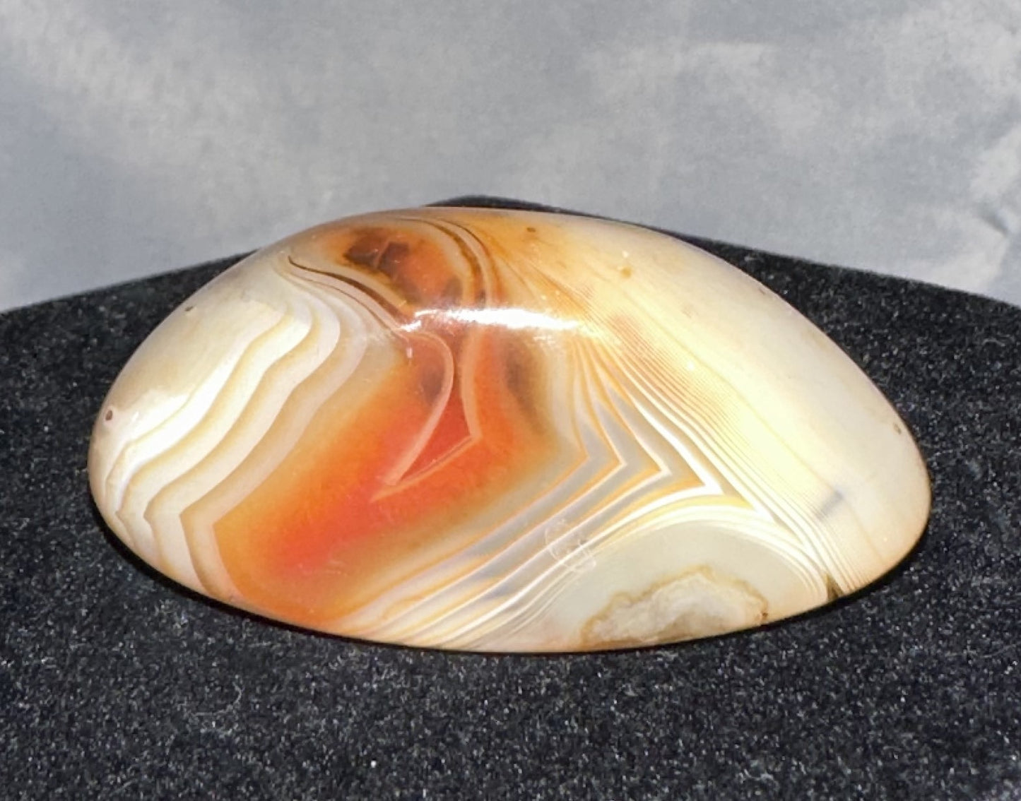 Palm stone sardonyx