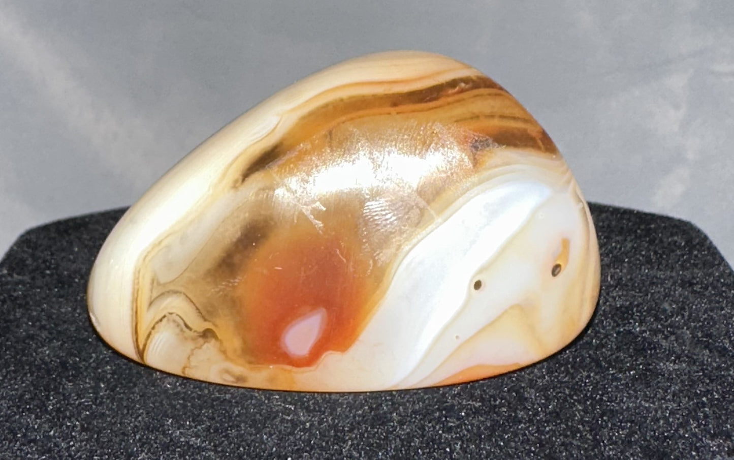 Palm stone sardonyx